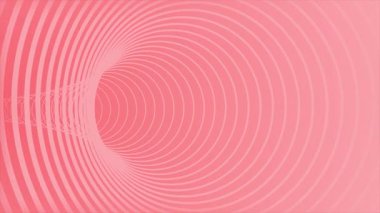 Çember ve çizgilerle soyut pembe arkaplan.