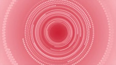 Çemberleri ve halkaları olan soyut pembe arkaplan.