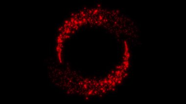 Arka plan, kırmızı çemberin