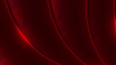 Perdeleri olan kırmızı ipek saten