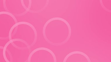 Çemberli pembe soyut arka plan. vektör illüstrasyonu