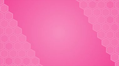 Geometrik şekilli pembe bir arkaplan. Gradyan şekilli soyut arkaplan