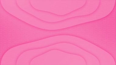 Soyut geometrik pembe arka plan. 3 Boyutlu Hazırlama