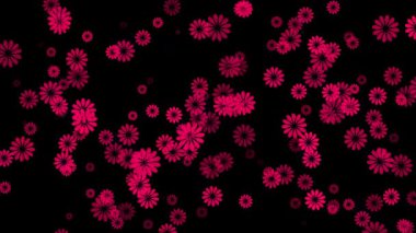 Açık pembe, sarı vektör desenli doğal yapraklar, dallar, soyut tarzda çiçekler ve beyaz üzerine eğimli. Duvar kağıdı ve web tasarımı için desen.