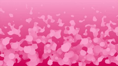 Pembe arka planda pembe kalpler konfetisi.