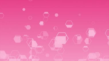 Pembe arka plan ile altıgen yanarak bahislerin doğru.