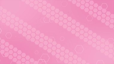 Soyut pembe altıgen arka plan. vektör illüstrasyonu.