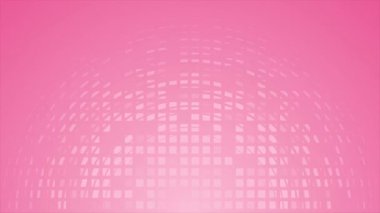 Beyaz çizgiler ve kareler ile soyut pembe arkaplan