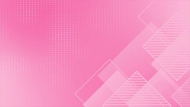 Geometrik şekilli soyut pembe arkaplan.