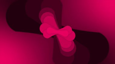 Soyut şekilleri ile pembe arka plan