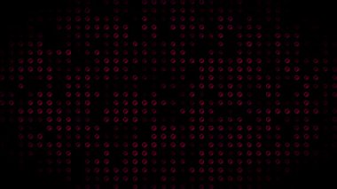 Kırmızı noktaların soyut arkaplanı.