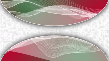 beyaz ve siyah dalgalı kırmızı arkaplan