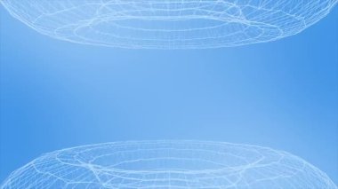 Mavi soyut geometrik arka plan vektör çizim