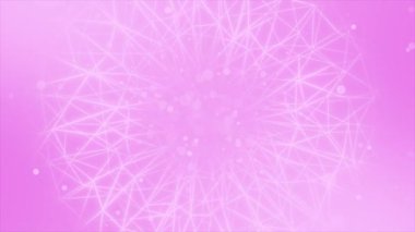 Çemberler ve bokeh ile soyut pembe arkaplan