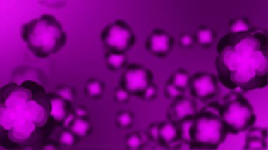 Bokeh ile soyut mor arkaplan