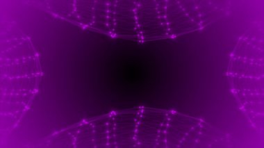 mor soyut fraktal arkaplan 3 boyutlu resimleme