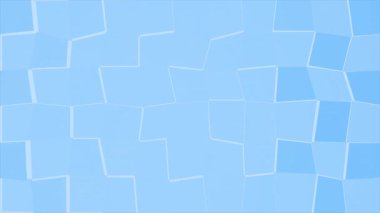 Modern geometrik arkaplanın 3 boyutlu canlandırması