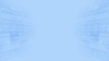 Mavi çizgiler ve noktalarla soyut arkaplan.