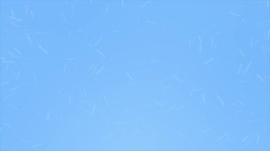 Bulutlu mavi gökyüzü.