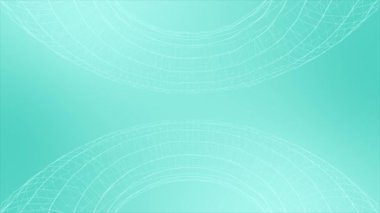 Çemberleri ve noktaları olan soyut yeşil arkaplan