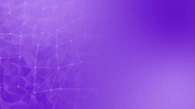 Soyut mor teknoloji arka planı. Noktalı soyut arkaplan