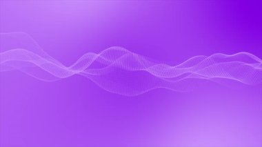 Vektör dalga arka planı. Dalgalı üç boyutlu soyut duvar kağıdı