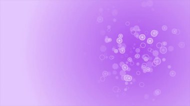 beyaz daireli mor arkaplan.