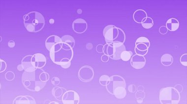 Çemberli soyut mor arkaplan