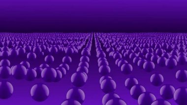 Birçok kürenin soyut 3 boyutlu görüntüleyicisi