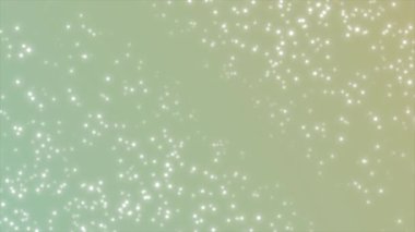 Yeşil ve beyaz ışıkların soyut arkaplanı