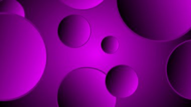 Soyut mor daireler. 3d oluşturma