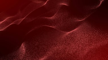 Kırmızı ipek kumaş. Lüks soyut bir arka plan. Kırmızı ipek kumaş. 3 Boyutlu Hazırlama