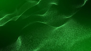 yeşil kumaş kumaş arka plan dokusu. 3 Boyutlu Hazırlama.