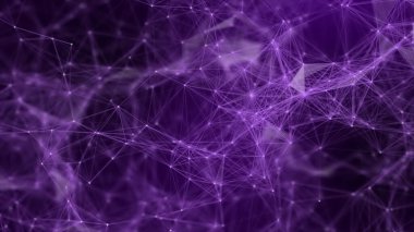 Parlayan çizgiler ve parçacıklar ile soyut arkaplan, 3 boyutlu görüntüleme. dijital arkaplan