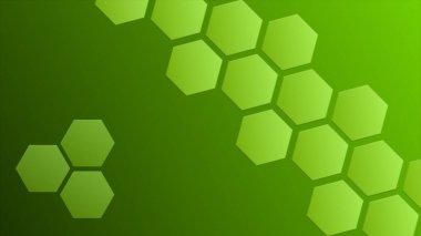 Soyut altıgen teknoloji geçmişi. Geometrik desen. Vektör çizimi. 10 saniye.