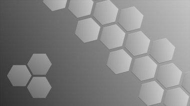 Altıgen arka plan. 3d resimleme