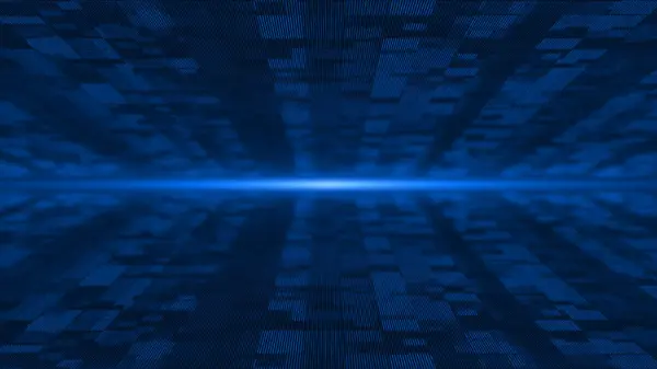 Mavi soyut arkaplanın 3 boyutlu görüntülenmesi