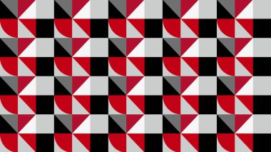 Ülkenin ulusal bayrağının geometrik deseni