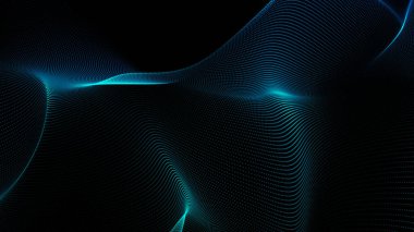 mavi dalga arka planı. 3d görüntüleme 3d.