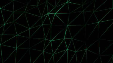 üçgen düşük gonal yeşil arkaplan