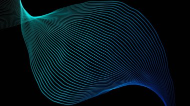 vektör soyut dalga hatları