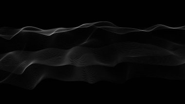 Dalgalarla soyut arkaplan