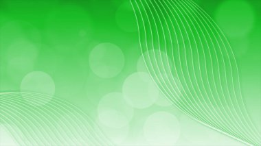 dalga ve ışıklarla soyut yeşil arkaplan