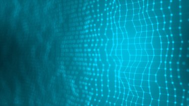 soyut çokgen arkaplanı. Fütürist teknoloji ve bilim konsepti. 3d oluşturma.