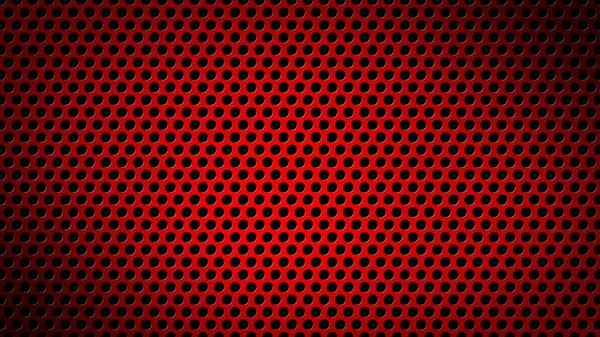 Delikli kırmızı metal desen