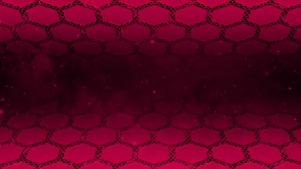 Dairesel olarak soyut kırmızı arkaplan