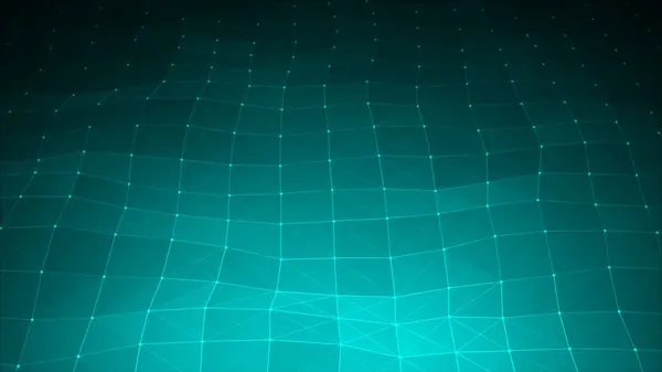 Mavi ızgara ve vektörün soyut arkaplanı
