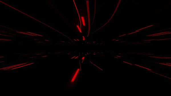 Parlayan neon ışınlarının ve ışıkların koyu arkaplanı. soyut kavram.