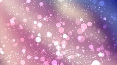 Pembe ve beyaz soyut çıkarılmış ışıklar arka planda yıldız şekilli bokeh noktalar