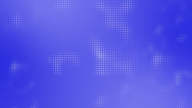 Beyaz noktalı mavi rengin soyut arkaplanı.